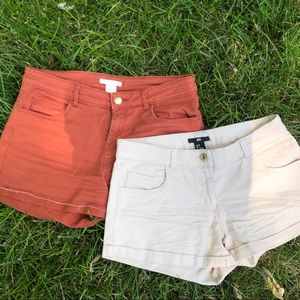 🌿H&M low waisted shorts BUNDLE
